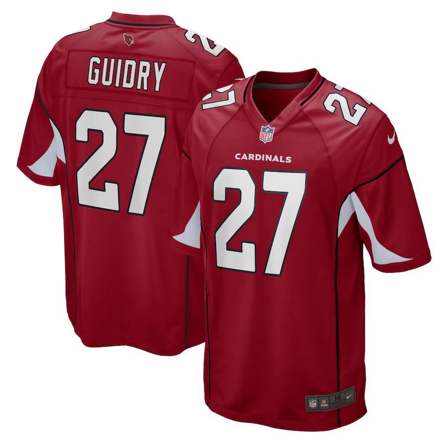 Men Arizona Cardinals 27 Javelin Guidry Nike Cardinal Game Player NFL Jersey
